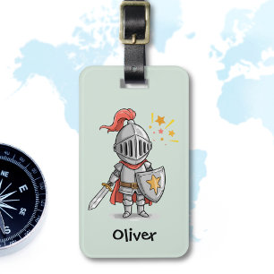 Süßer kleiner Ritter Gepäckanhänger
