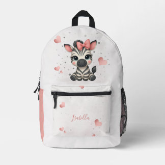 Süßer kleiner Zebra Bedruckter Rucksack