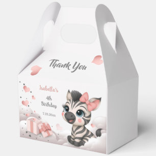 Süßer kleiner Zebra Geschenkschachtel