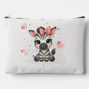 Süßer kleiner Zebra Zubehörtasche