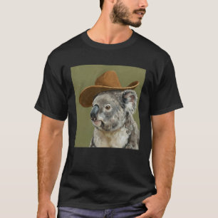 Süßer Koala mit Cowboyhut T-Shirt