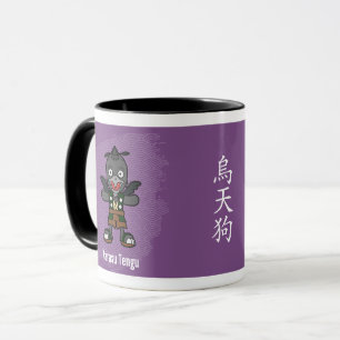 Süßer Krähen-Tengu-Yokai - Japanische Folklore Tasse