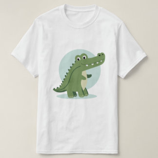 Süßer Krokodil-Charakter T-Shirt