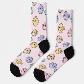 Süßer Kugelfisch Socken