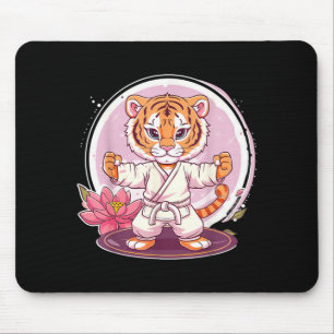 Süßer Kung Fu Tiger Lotus Kickboxen Taekwondo Mousepad