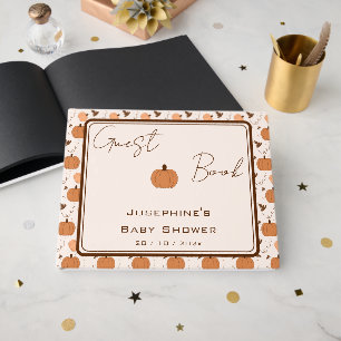Süßer Kürbis Herbst Geschlechtsneutrale Babyparty Gästebuch