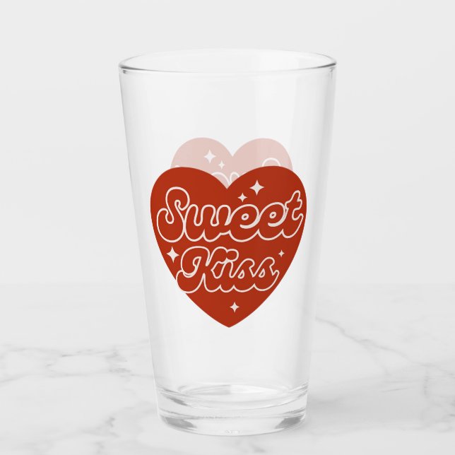Süßer Kuss Glas (Vorderseite)