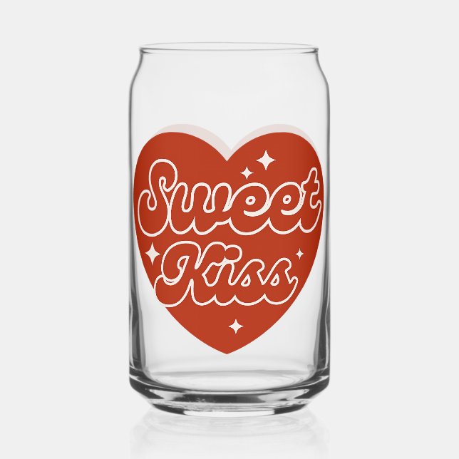 Süßer Kuss kann Glas (Vorderseite)