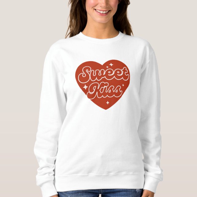 Süßer Kuss Sweatshirt (Vorderseite)