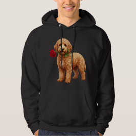 Süßer Labradoodle Hund Hoodie