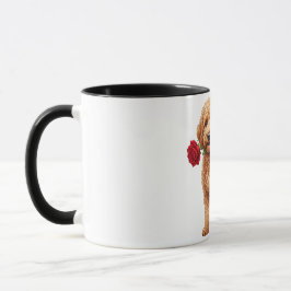 Süßer Labradoodle Hund Tasse