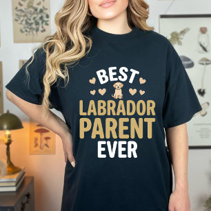 Süßer Labrador-Elternteil aller Zeiten Gelber Lab  T-Shirt