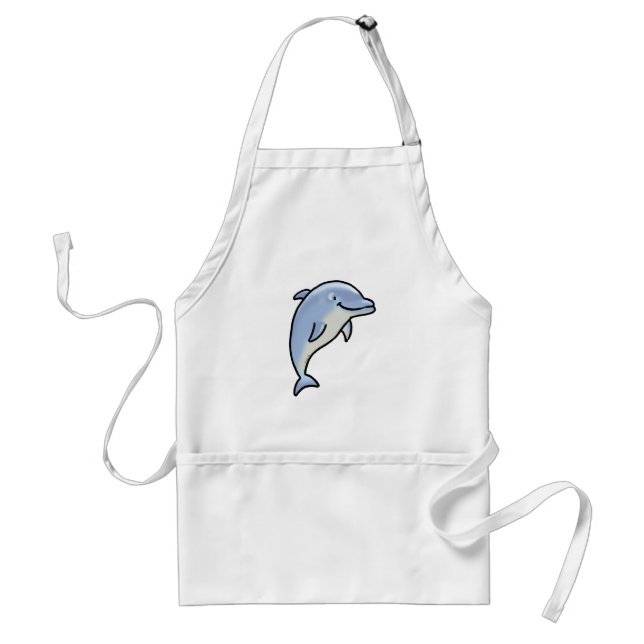 Süßer lächelnder Delfin Schürze (Vorne)