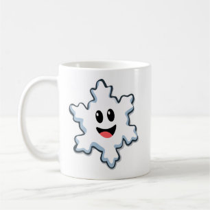 Süßer lächelnder Schneeflocke – Frohe Weihnachten Kaffeetasse