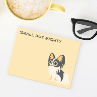 Süßer langhaariger Chihuahua Cartoon Post-it Klebezettel