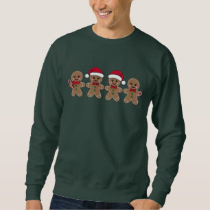 Süßer Lebkuchen-Weihnachtspullover Sweatshirt