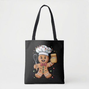 Süßer Lebkuchenmann Bäcker Weihnachten Koch Backen Tasche