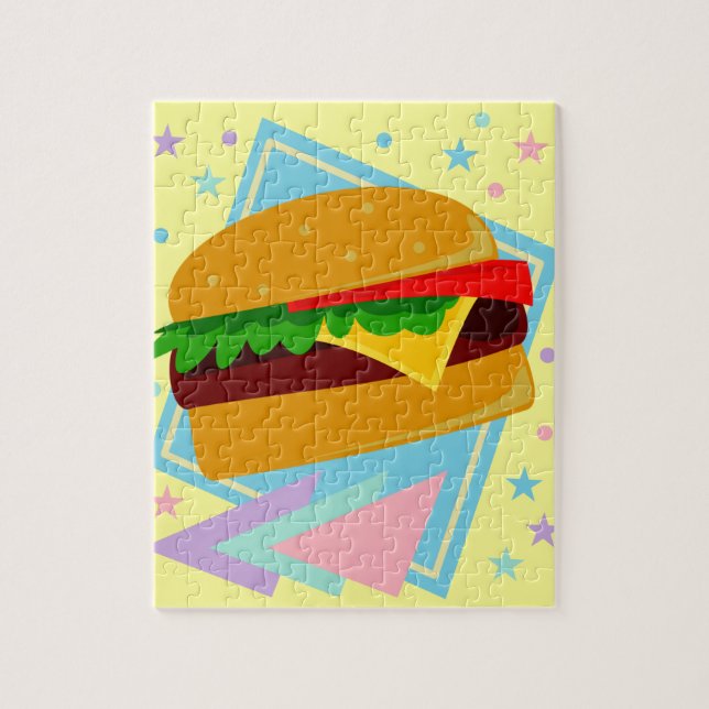 Süßer leckerer Burger (Vertikal)