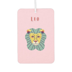 Süßer Leo, Tierkreiszeichen, Sternzeichen Druck Autolufterfrischer