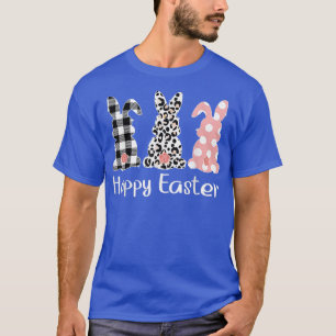 Süßer Leopard Hase Frühlingssuche Eier Kaninchen F T-Shirt