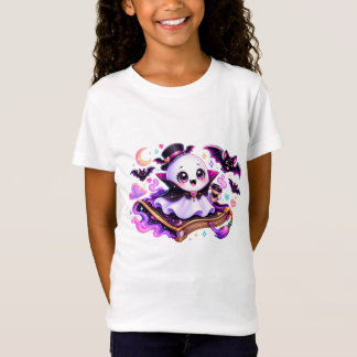 Süßer lesender Halloween-Geist T-Shirt