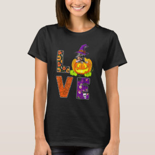 Süßer Liebes-Hund-Vater-Hund-Mutter-Kostüm Hallowe T-Shirt