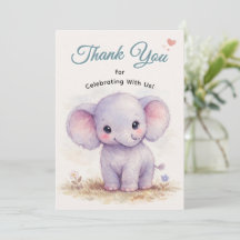 Süßer lila Baby-Elefant Safari