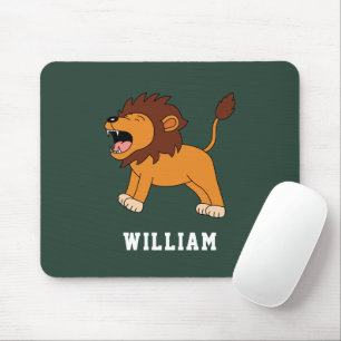 Süßer Löwe Personalisierter Benutzername Zurück zu Mousepad