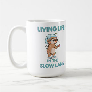 süßer lustiger Faultier Kaffeetasse