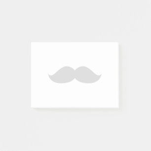 Süßer lustiger schwarzer Schnurrbart Post-it Klebezettel