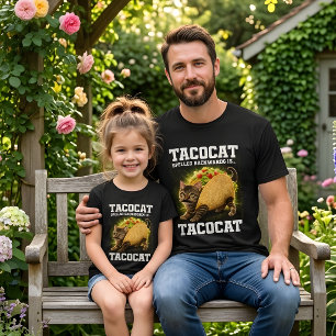 Süßer Lustiger TacoCat Rückwärts-Schreibe-Fan T-Shirt