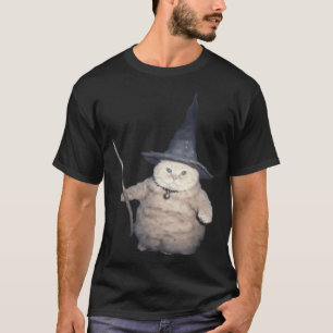 Süßer lustiger Zauberer Katze seltsames Kätzchen K T-Shirt