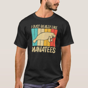 Süßer Manati Für Männer Frauen Seekuh Dugong Manat T-Shirt