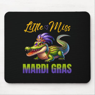 Süßer Mardi-Gras-Alligator Mardigator K Mousepad