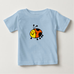 Süßer Marienkäfer Cartoon Baby T-shirt