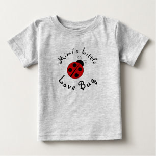 Süßer Marienkäfer Personalisierter Mimis Kleiner L Baby T-shirt