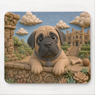Süßer Mastiff-Welpe, Babyhund Mousepad