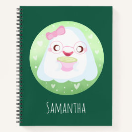 Süßer Matcha-Latte-Geist Notizbuch