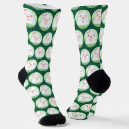 Süßer Matcha-Latte-Geist Socken