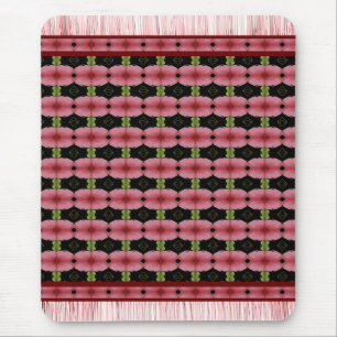 Süßer Mini-Mäuse-Teppich in Burgundrot Mousepad