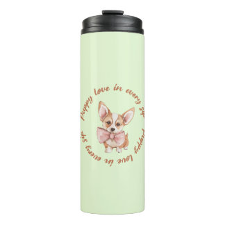 Süßer minimaler Thermal-Tumbler für Hunde-Liebhabe Thermosbecher