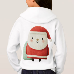 Süßer minimalistischer Weihnachtsmann Hoodie