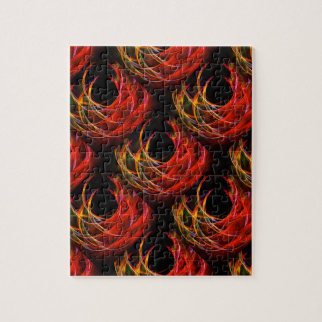 Süßer moderner Boho-eleganter abstrakter Kunstmust (Vertikal)