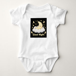 Süßer Mond und Sterne Baby-Body  Baby Strampler