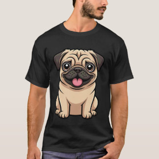 Süßer Mops-Fan T-Shirt