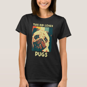 Süßer Mops für Kinder Jungen Haustier Hund Welpe R T-Shirt