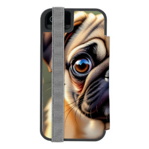 Süßer Mops Nahaufnahme   Hübscher Hund  Incipio Watson™ iPhone 5 Geldbörsen Hülle