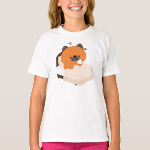 Süßer müder deutscher Schäferhund-Welpe T-Shirt