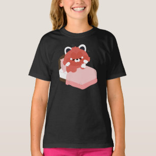 Süßer müder Roter Panda T-Shirt