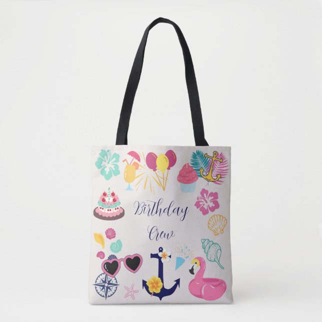 Süßer nautischer Geburtstag Tasche (Vorderseite)
